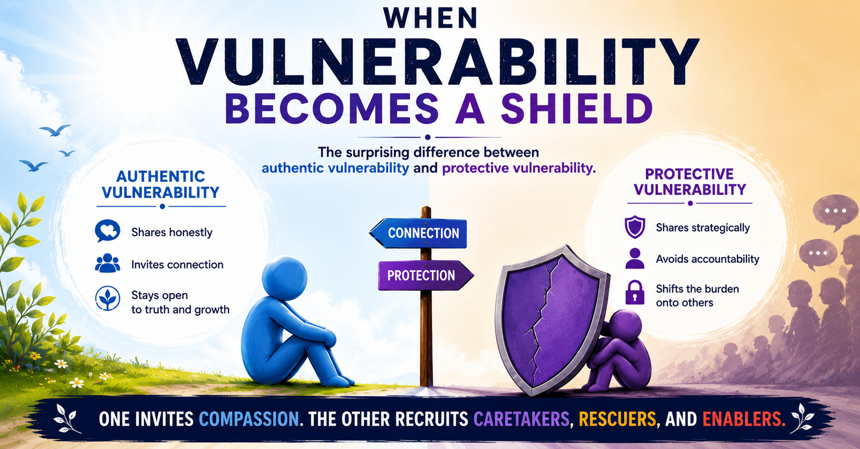 When Vulnerability Becomes a Shield
